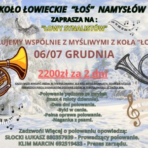 Polowanie sygnalistów integracyjne, ze zwyżek, obwód 13 - 6/7 grudnia 2025
